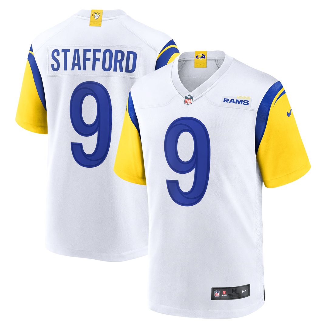 Matthew Stafford Los Angeles Rams Nike White Alternate Game Jersey