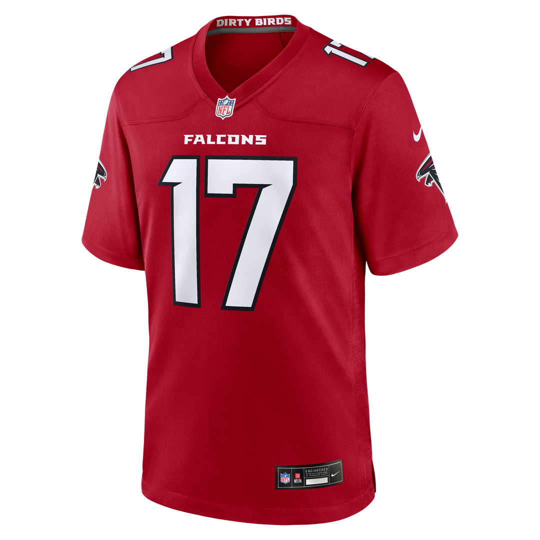 Zachariah Branch Atlanta Falcons Nike Red Team Game Jersey