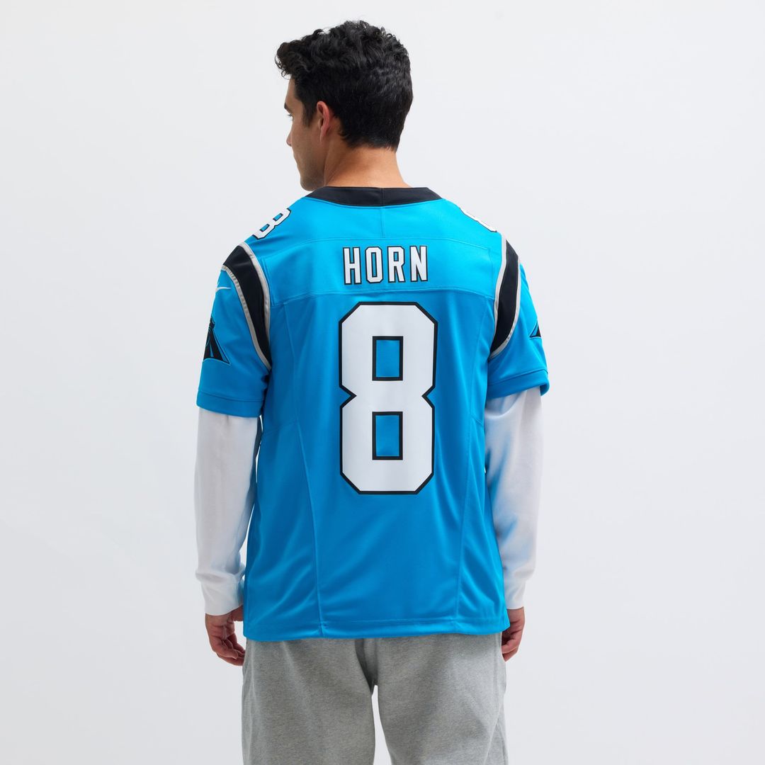 Jaycee Horn Carolina Panthers Nike Blue Vapor F.U.S.E. Limited Jersey