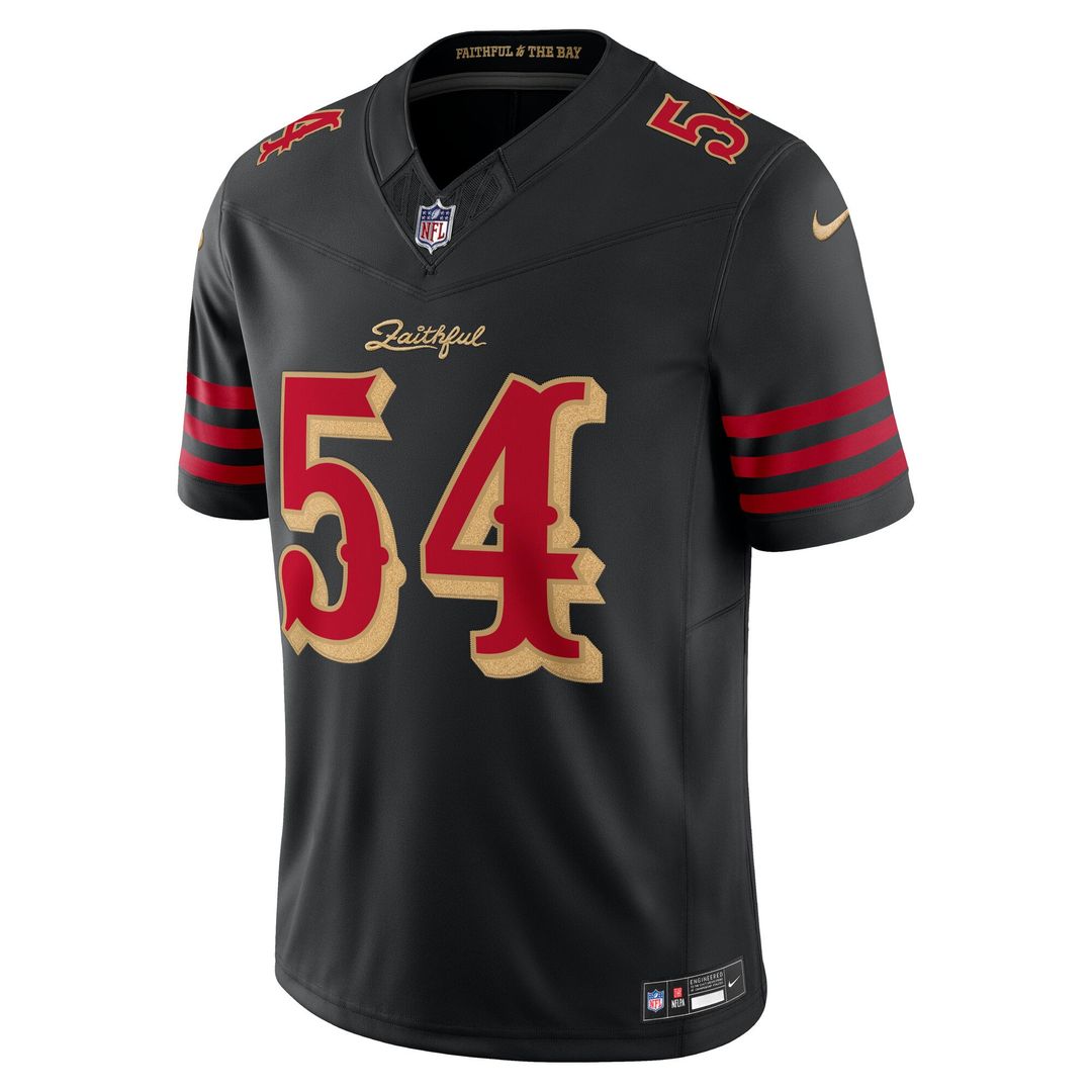 Fred Warner San Francisco 49ers Nike Black Rivalries Collection Stitched Limited Jersey