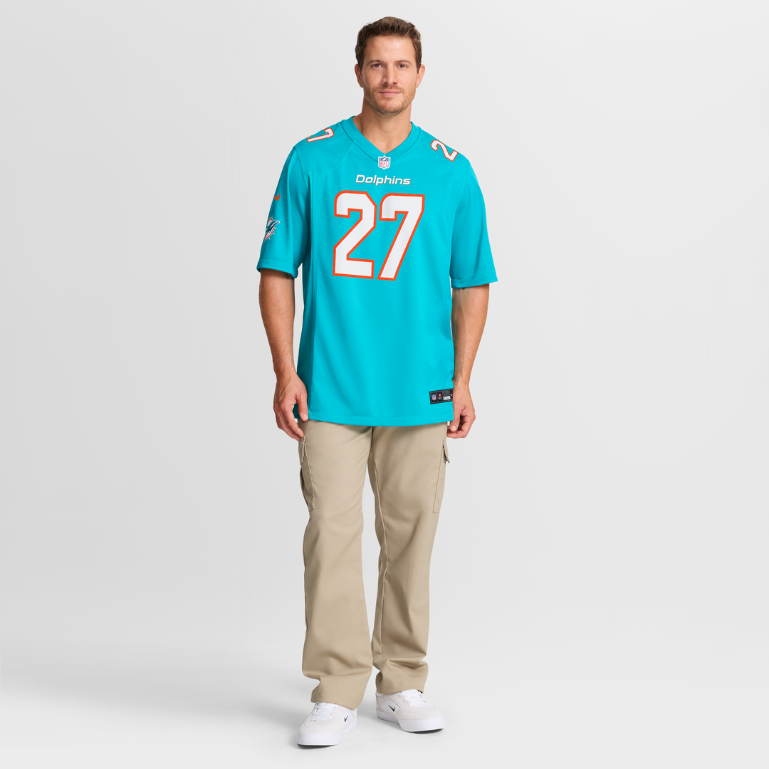 Ethan Bonner Miami Dolphins Nike Aqua Game Jersey