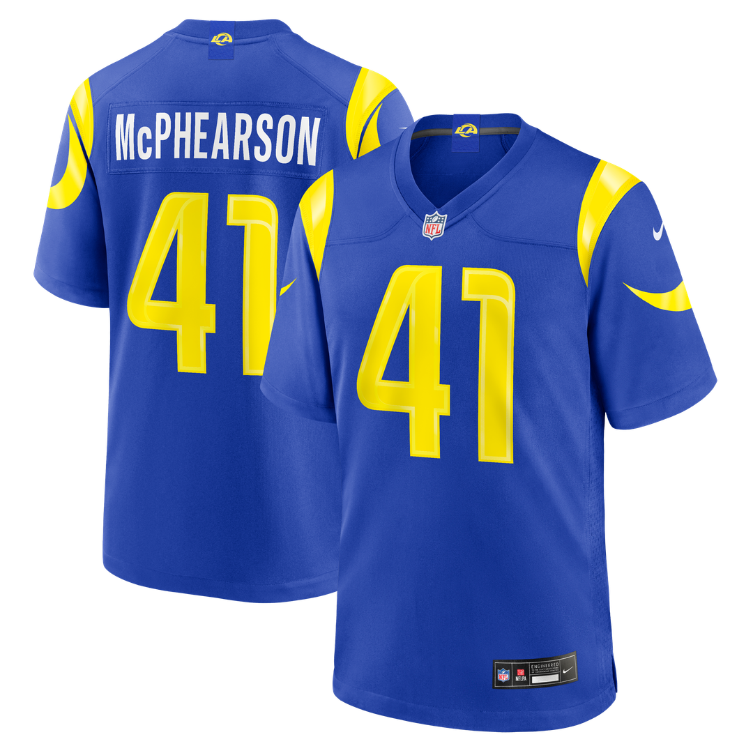 Zech McPhearson Los Angeles Rams Nike Royal Team Game Jersey