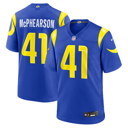 Zech McPhearson Los Angeles Rams Nike Royal Team Game Jersey