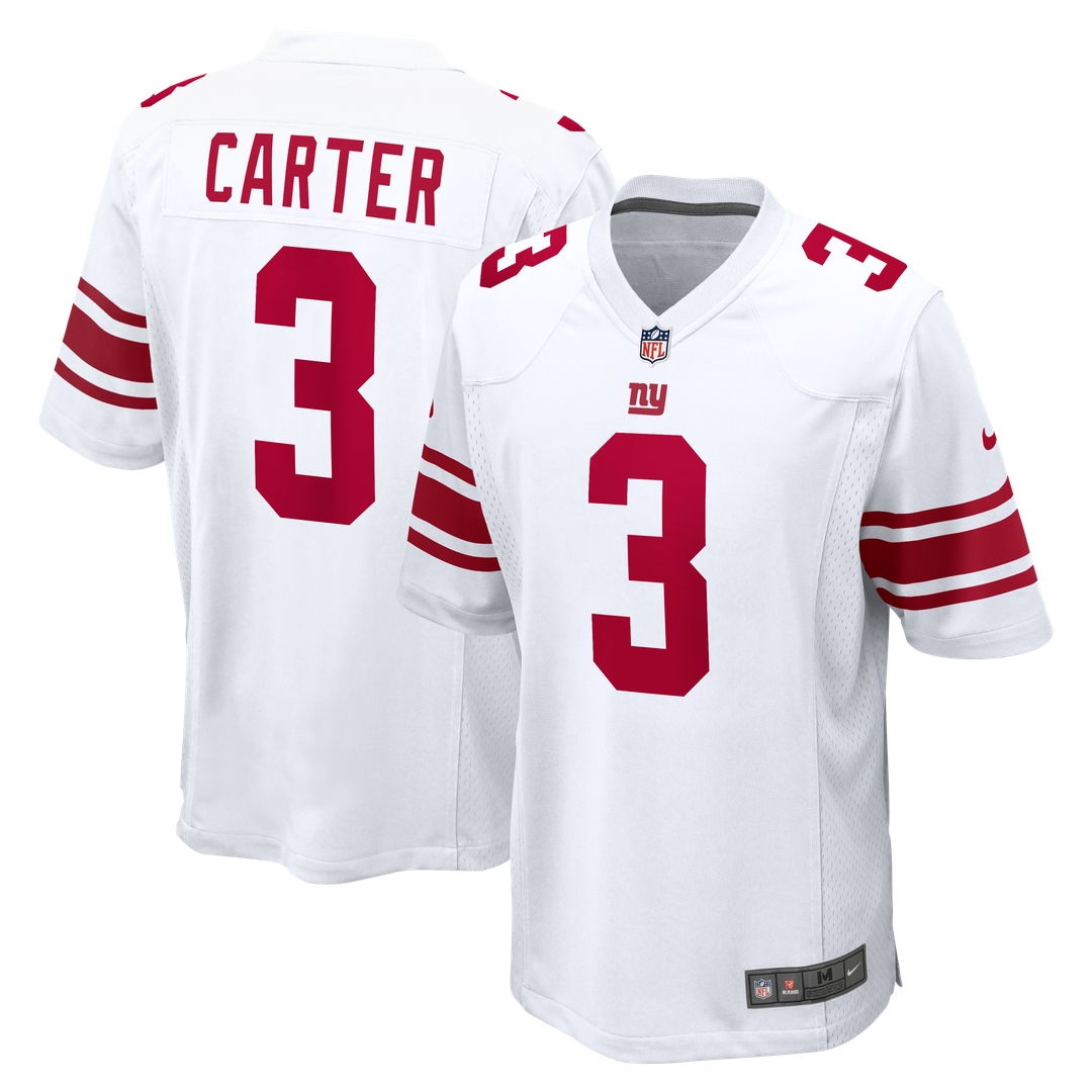 Abdul Carter New York Giants Nike White Game Jersey
