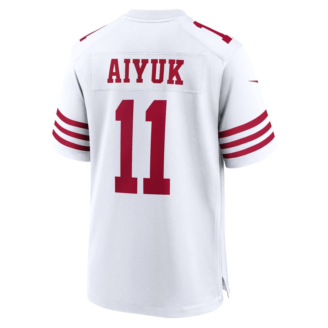 Brandon Aiyuk San Francisco 49ers Nike Scarlet Team Player Game Jersey