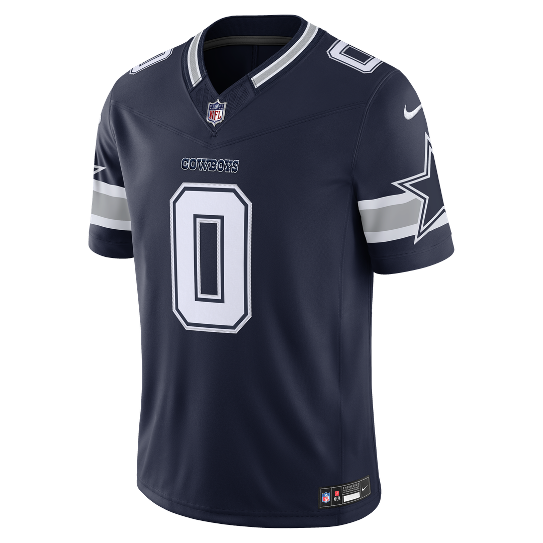DeMarvion Overshown Dallas Cowboys Nike Navy Team Vapor F.U.S.E. Stitched Limited Jersey