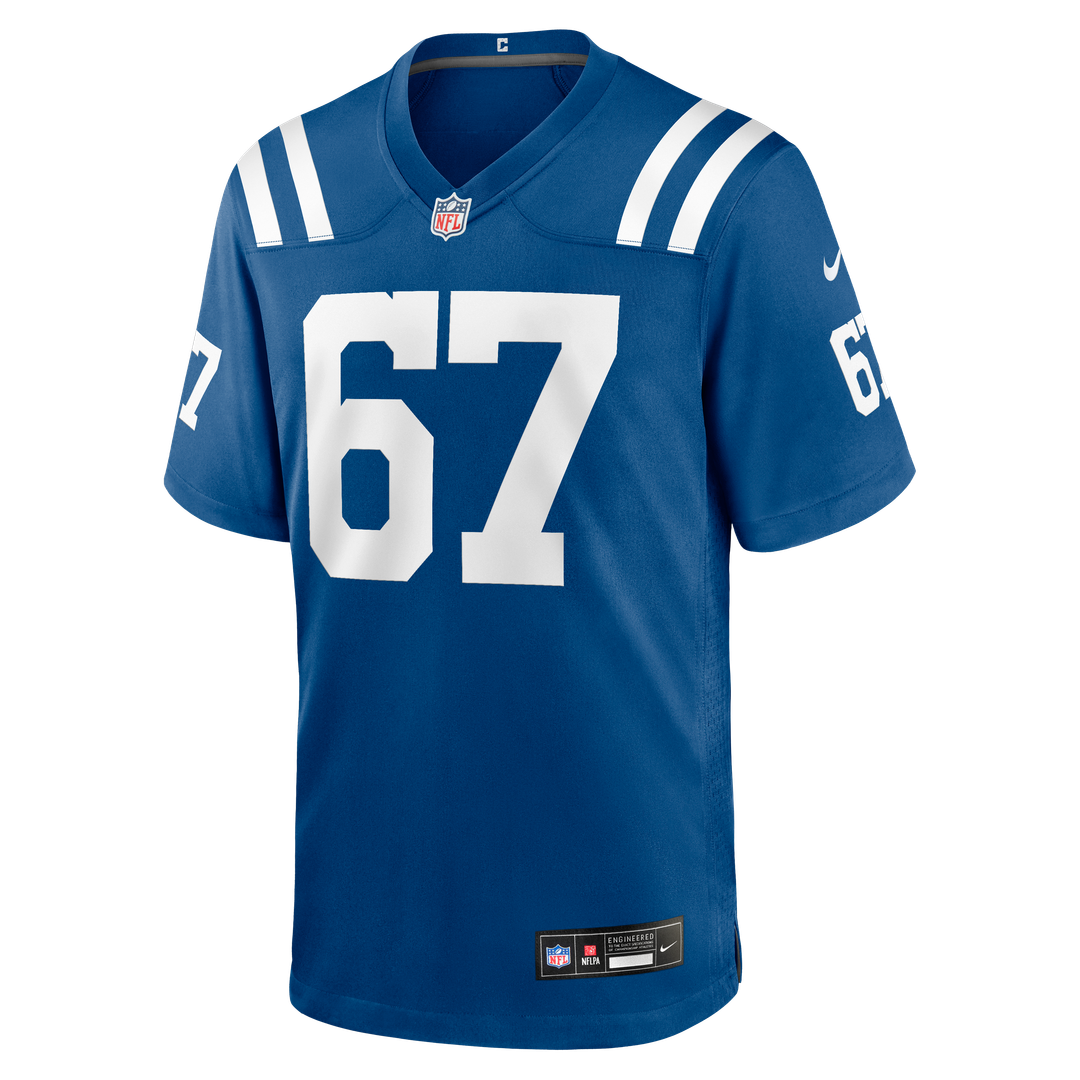 Luke Tenuta Indianapolis Colts Nike Royal Team Game Jersey