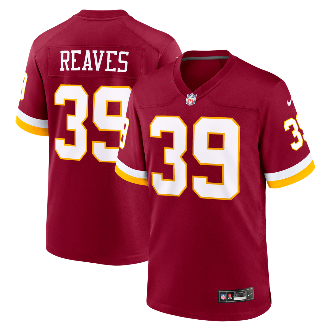 Jeremy Reaves Washington Commanders Nike Burgundy Game Jersey