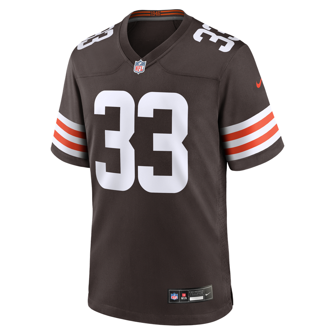 Ronnie Hickman Cleveland Browns Nike Brown Team Game Jersey