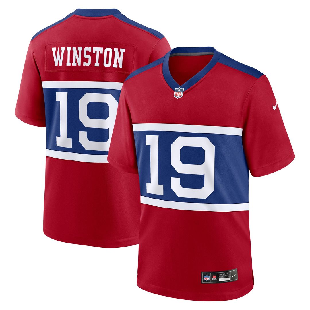 Jameis Winston New York Giants Nike Century Red Alternate Game Jersey