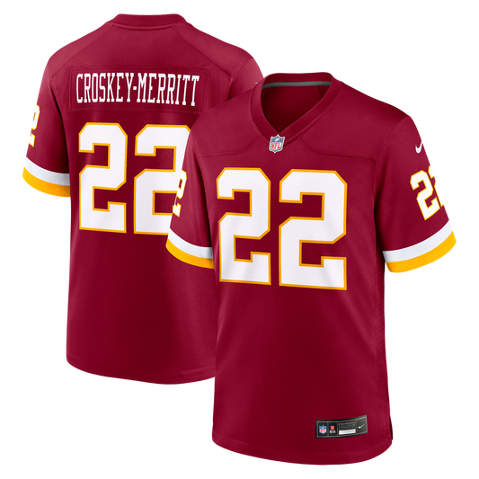 Jacory Croskey-Merritt Washington Commanders Nike Burgundy Game Jersey