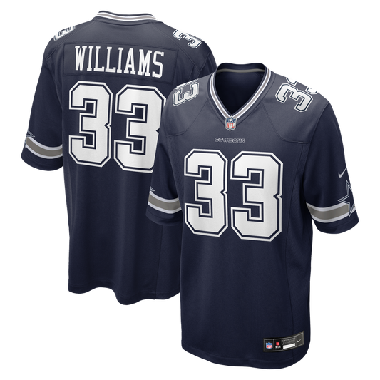 Javonte Williams Dallas Cowboys Nike Navy Team Game Jersey
