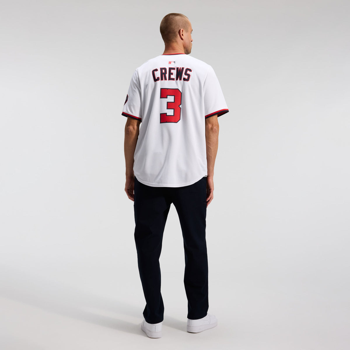 Washington Nationals Dylan Crews Nike Navy Alternate Limited Jersey