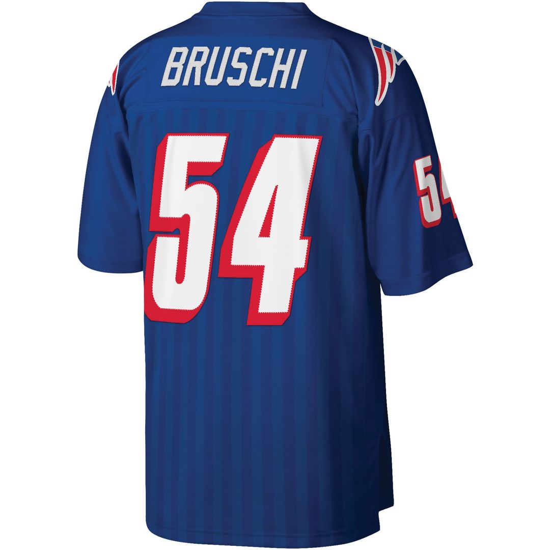Tedy Bruschi New England Patriots Mitchell & Ness Royal Legacy Replica Jersey