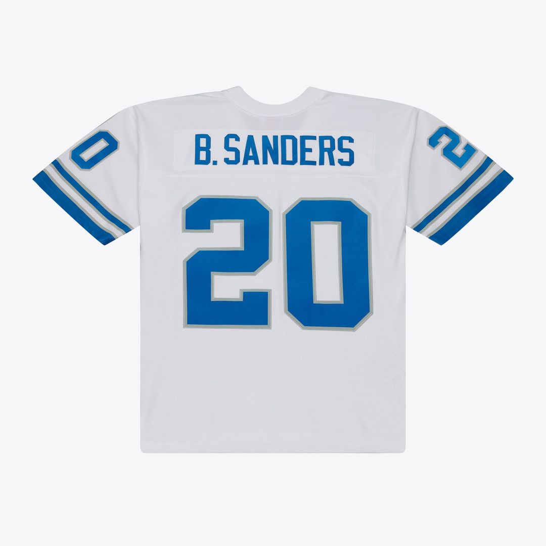 Barry Sanders Detroit Lions Mitchell & Ness White 1989 Legacy Replica Player Jersey