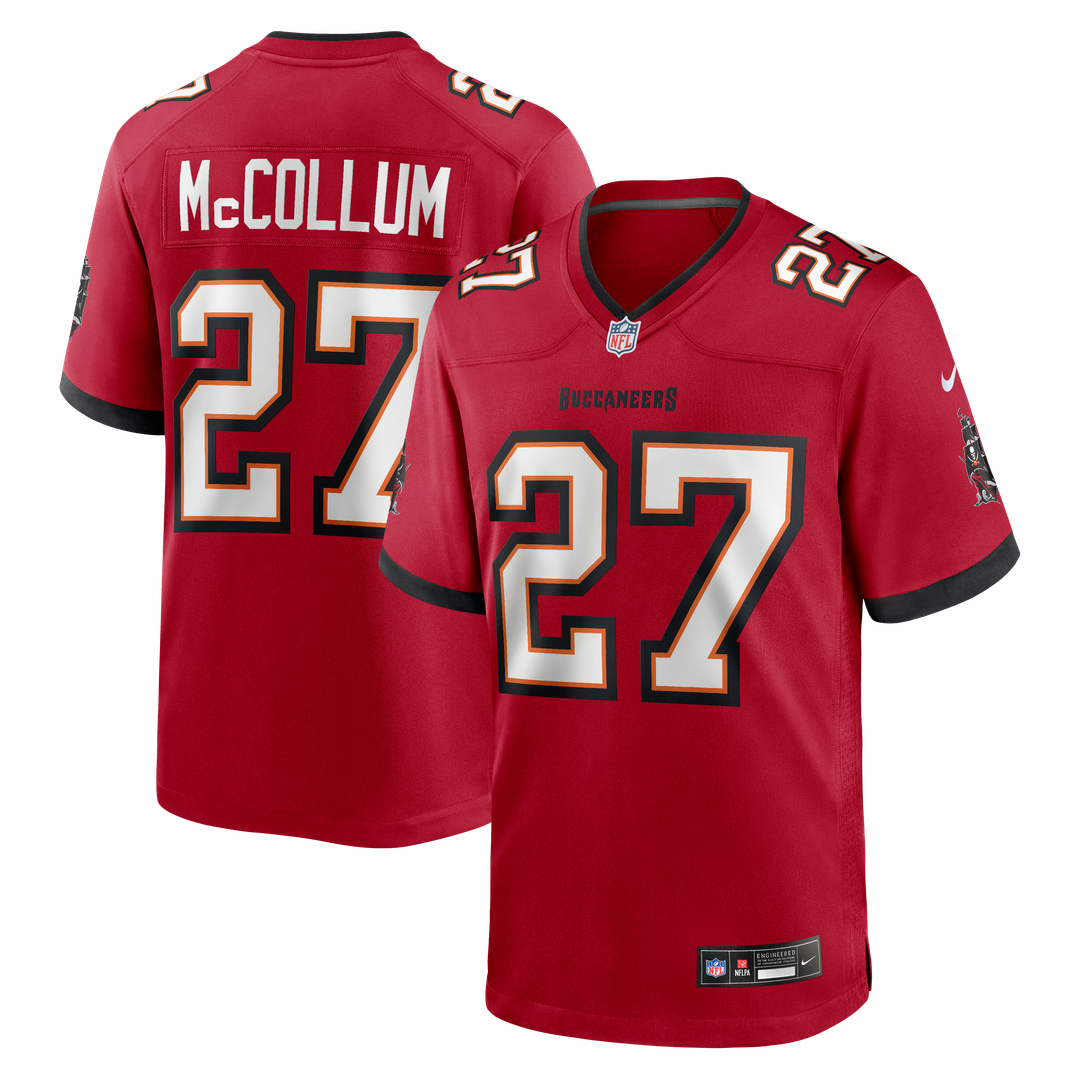 Zyon McCollum Tampa Bay Buccaneers Nike Red Game Player Jersey