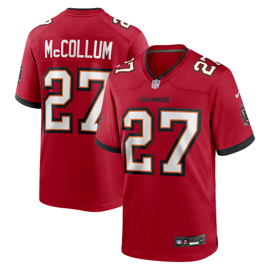 Zyon McCollum Tampa Bay Buccaneers Nike Red Game Player Jersey