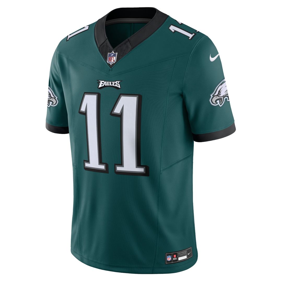 A.J. Brown Philadelphia Eagles Nike Green Vapor F.U.S.E. Limited Jersey