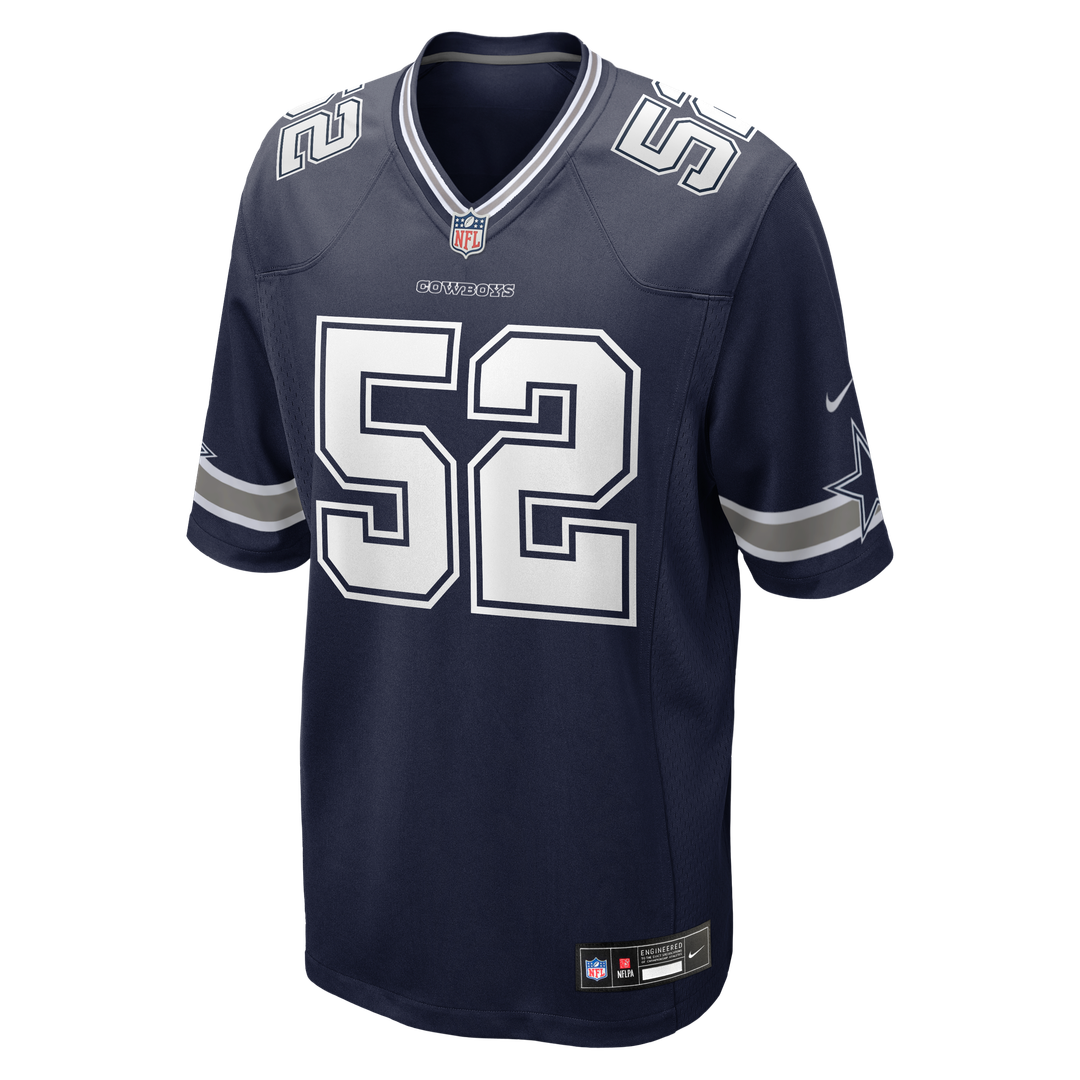 Tyler Booker Dallas Cowboys Nike Navy Team Game Jersey
