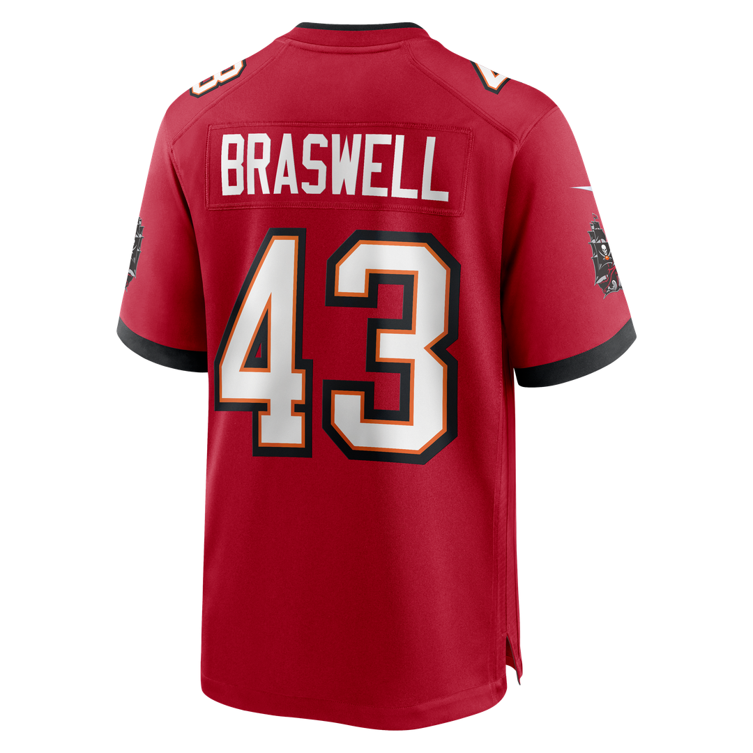 Chris Braswell Tampa Bay Buccaneers Nike Red Game Jersey