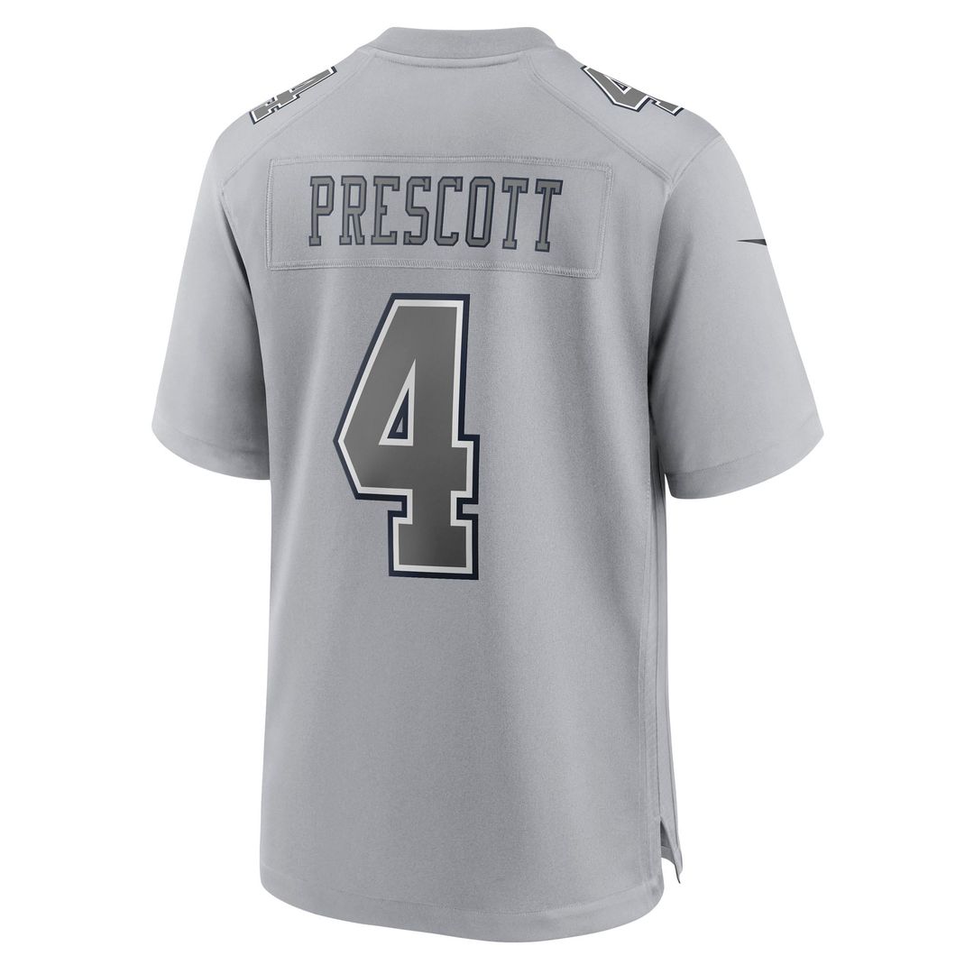 Dak Prescott Dallas Cowboys Nike Gray Atmosphere Fashion Game Jersey