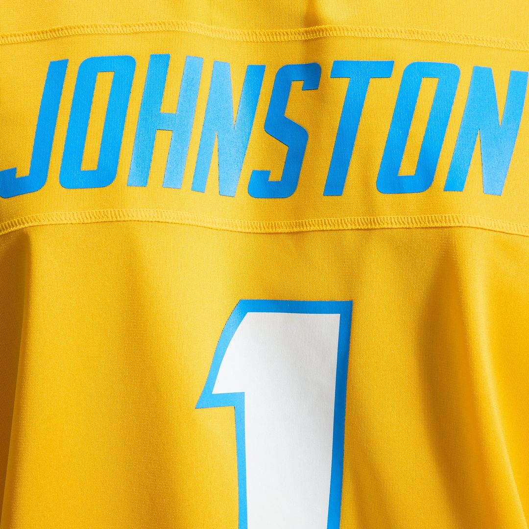 Quentin Johnston Los Angeles Chargers Nike Gold Alternate Charger Power Game Player Jersey