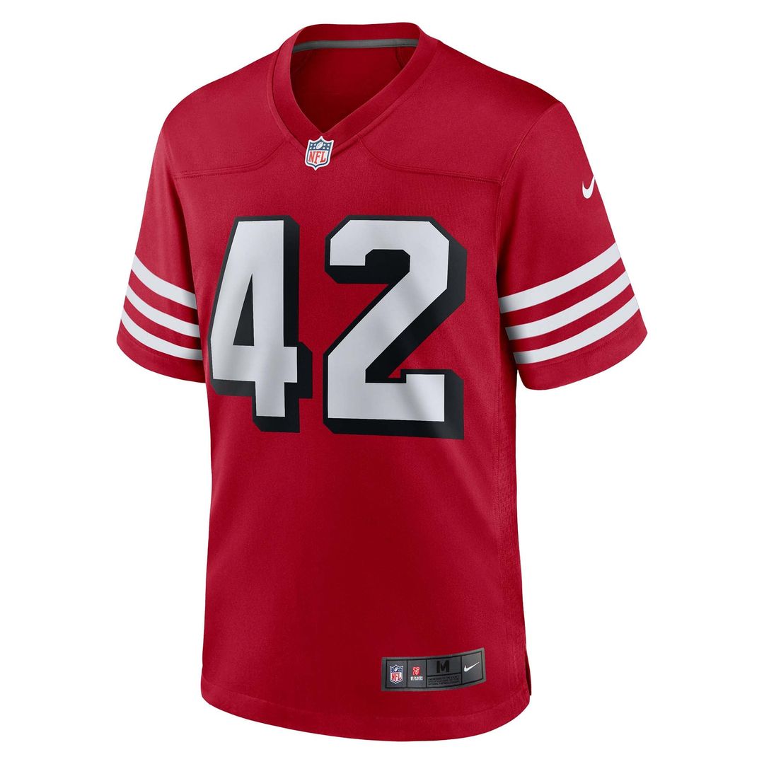 Ronnie Lott San Francisco 49ers Nike Scarlet Retired Player Alternate Game Jersey