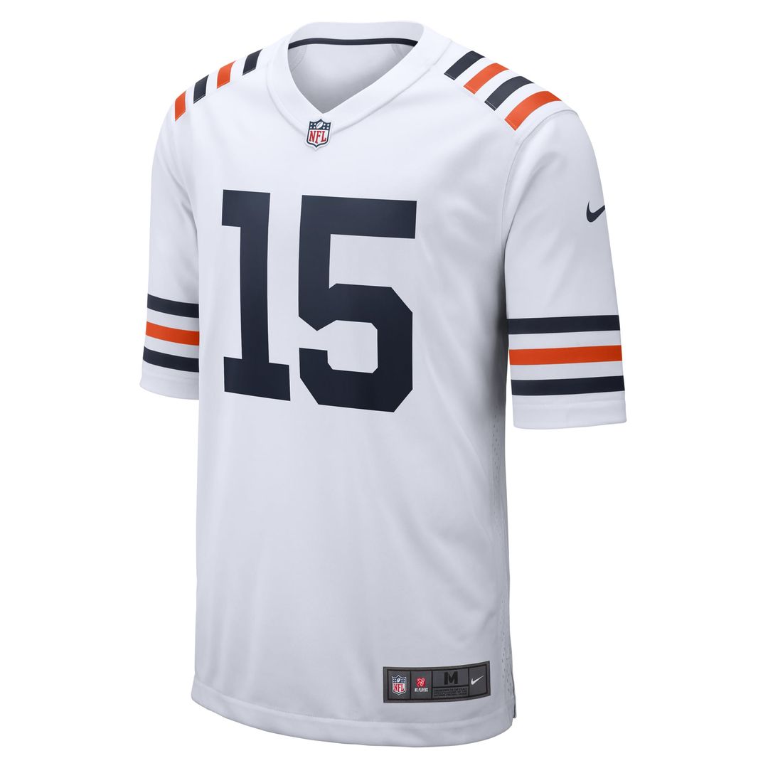 Rome Odunze Chicago Bears Nike White Alternate Game Jersey