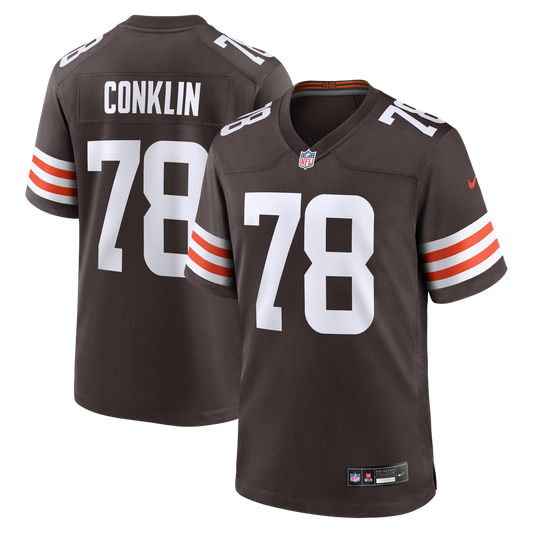 Jack Conklin Cleveland Browns Nike Brown Team Game Jersey