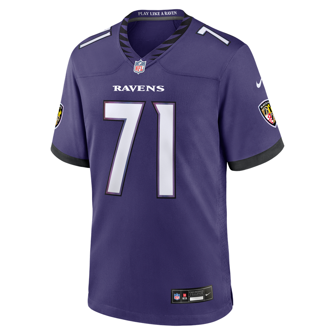 Olaivavega Ioane Baltimore Ravens Nike Purple Team Game Jersey
