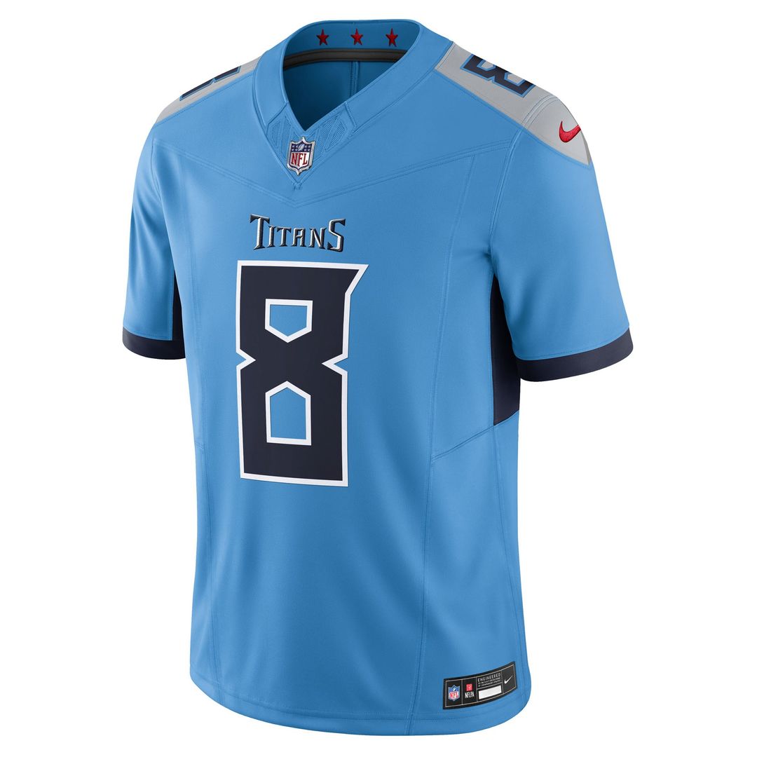 Will Levis Tennessee Titans Nike Light Blue Alternate Vapor F.U.S.E. Limited Jersey