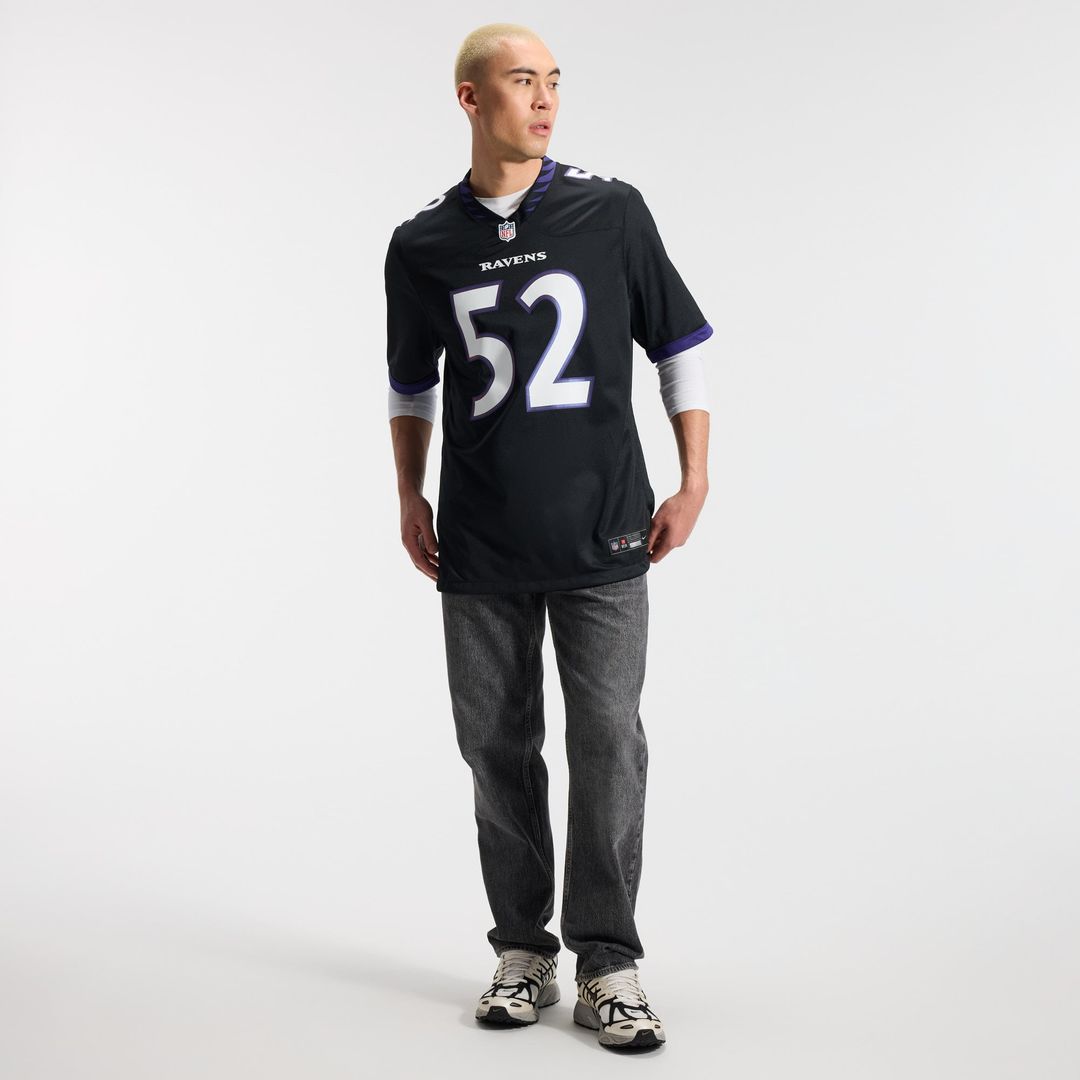 Ray Lewis Baltimore Ravens Nike Black Alternate Retired Player Game Jersey