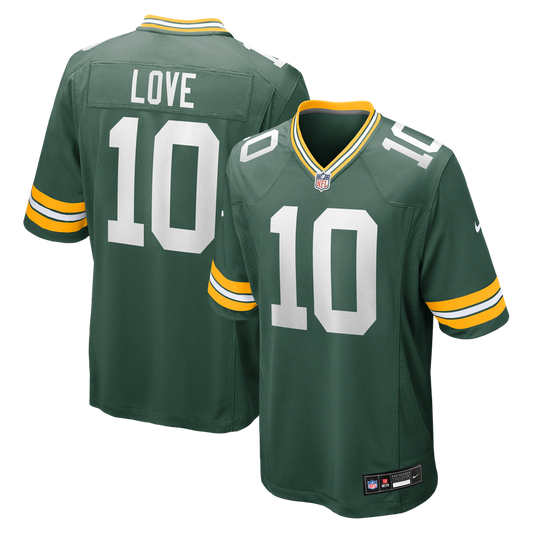 Jordan Love Green Bay Packers Nike Green Player Game Jersey
