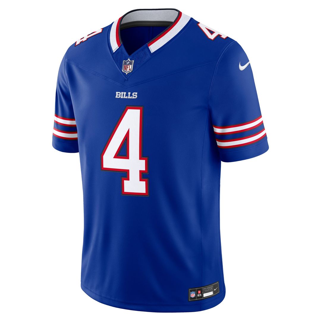 James Cook III Buffalo Bills Nike Royal Team Vapor F.U.S.E. Stitched Limited Jersey