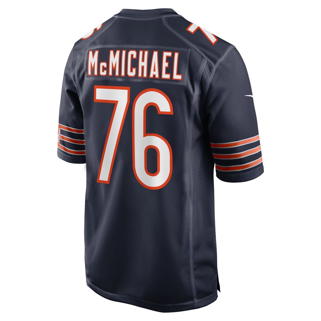 Steve McMichael Chicago Bears Nike Navy Retired Player Game Jersey