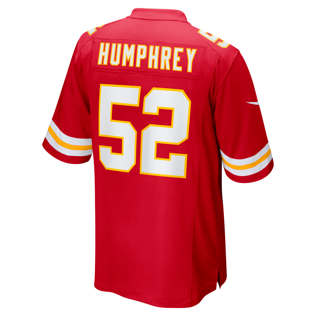 Creed Humphrey Kansas City Chiefs Nike Red Game Jersey