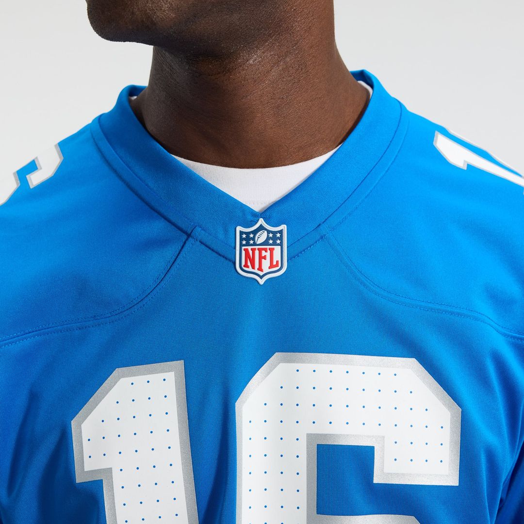 Jared Goff Detroit Lions Nike Blue Game Jersey