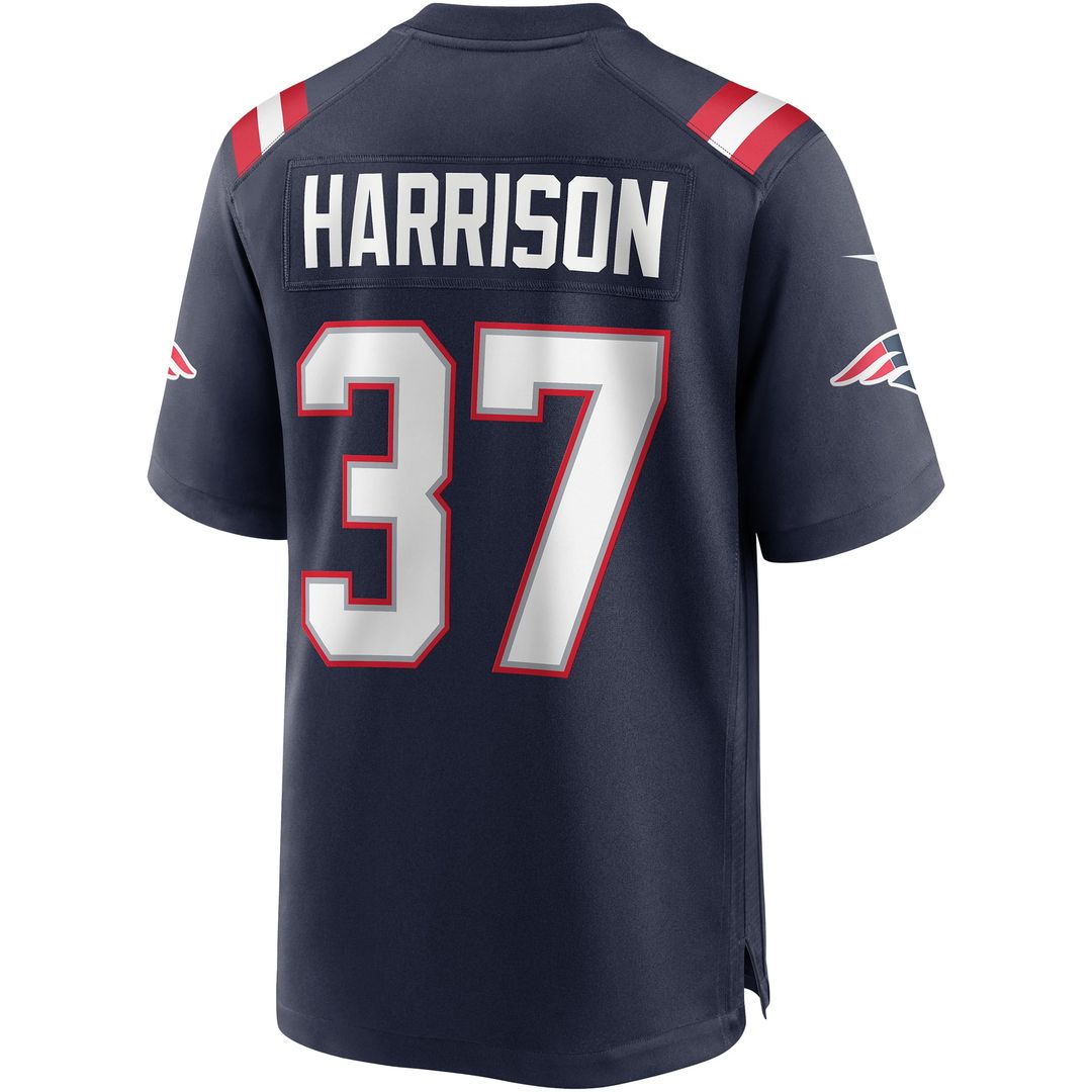 Rodney Harrison New England Patriots Nike Navy Game Retired Player Jersey