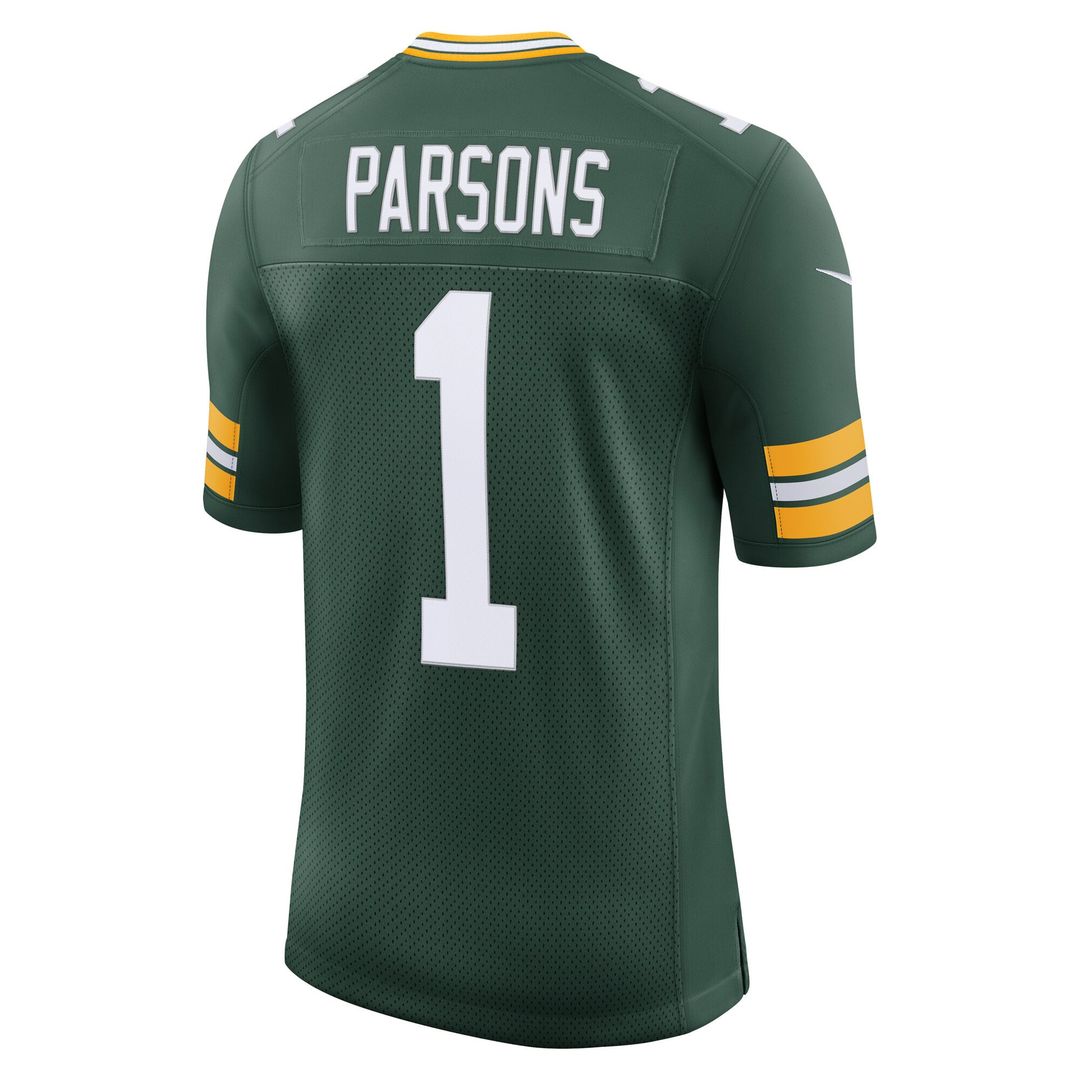 Micah Parsons Green Bay Packers Nike Green Vapor Untouchable Stitched Limited Jersey