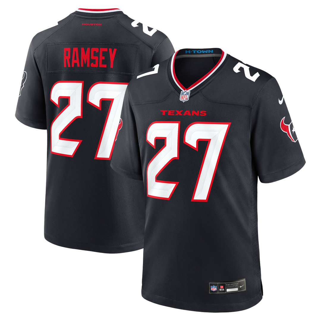 Kamari Ramsey Houston Texans Nike Navy Team Game Jersey