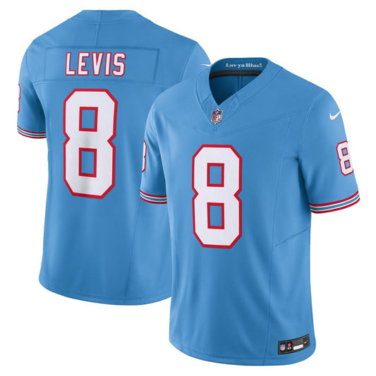 Will Levis Tennessee Titans Nike Light Blue Alternate Oilers Throwback Vapor F.U.S.E. Limited Jersey