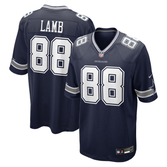 CeeDee Lamb Dallas Cowboys Nike Navy Game Jersey