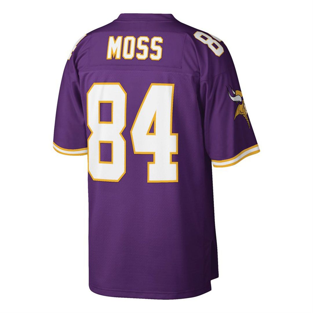 Randy Moss Minnesota Vikings Mitchell & Ness Purple Big & Tall 1998 Retired Player Replica Jersey