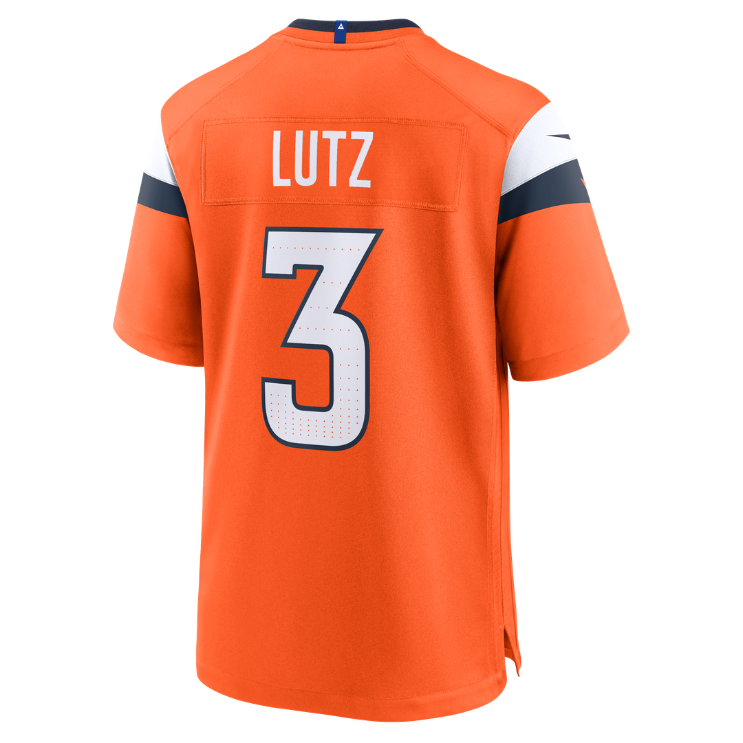Wil Lutz Denver Broncos Nike Orange Team Game Jersey