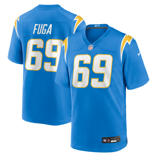Josh Fuga Los Angeles Chargers Nike Powder Blue Team Game Jersey