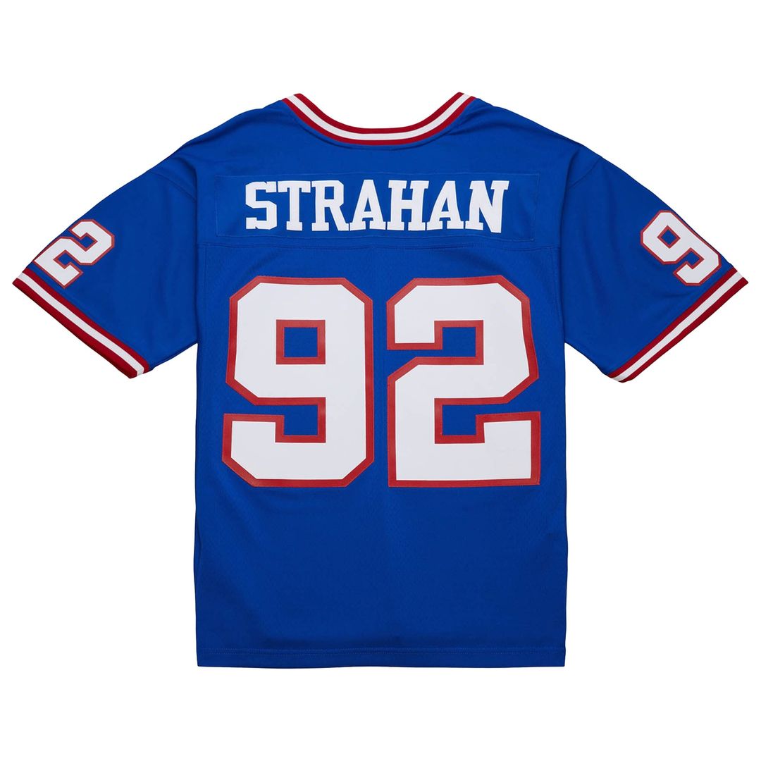Michael Strahan New York Giants Mitchell & Ness Royal Big & Tall 1993 Retired Player Replica Jersey