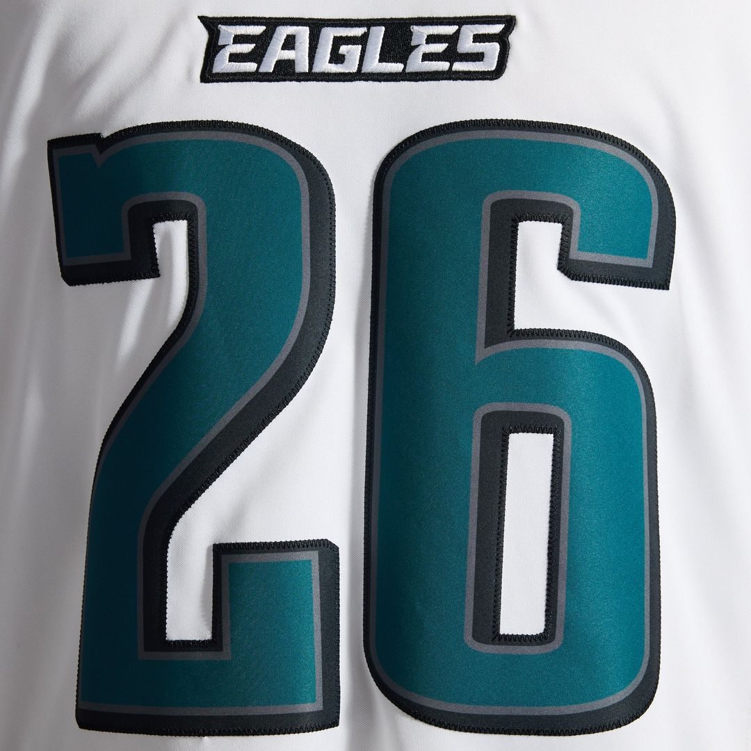 Saquon Barkley Philadelphia Eagles Nike White Vapor F.U.S.E. Stitched Limited Jersey