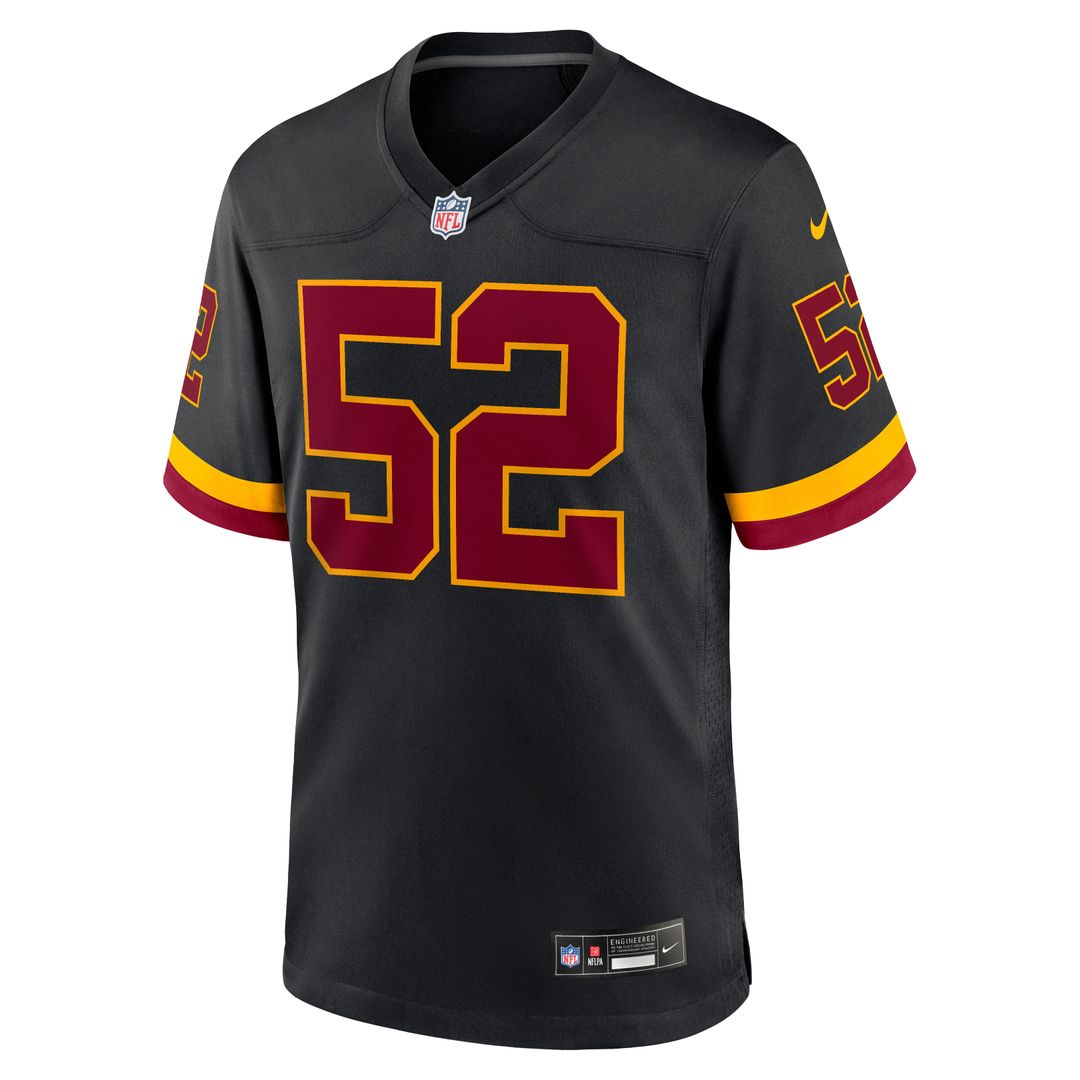 Sonny Styles Washington Commanders Nike Black Game Player Jersey