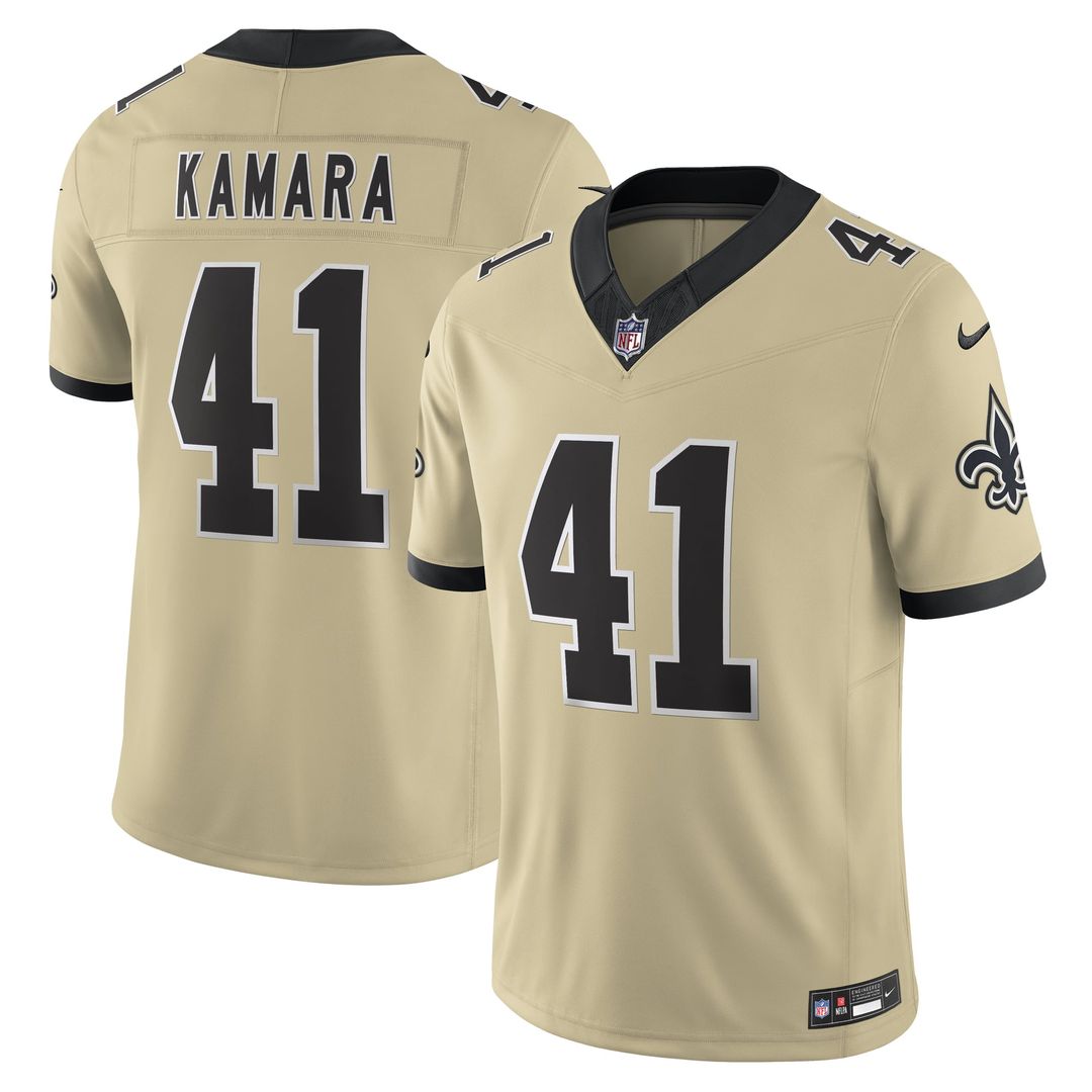 Alvin Kamara New Orleans Saints Nike Black Vapor F.U.S.E. Limited Jersey