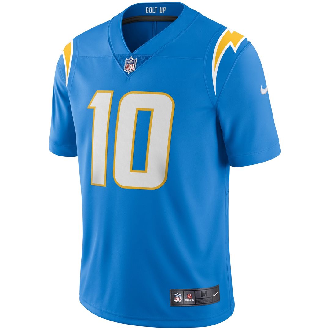 Justin Herbert Los Angeles Chargers Nike Powder Blue Vapor Limited Jersey